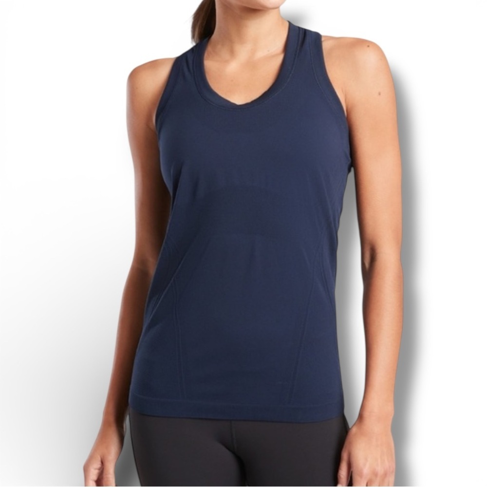 ATHLETA Momentum Seamless Tank - Plus 1X Navy